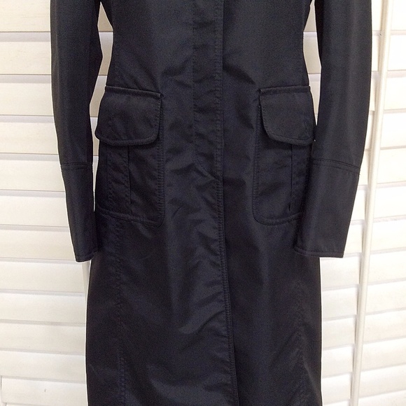 Karen Millen Coat - Black Button Down Coat - Picture 4 of 8